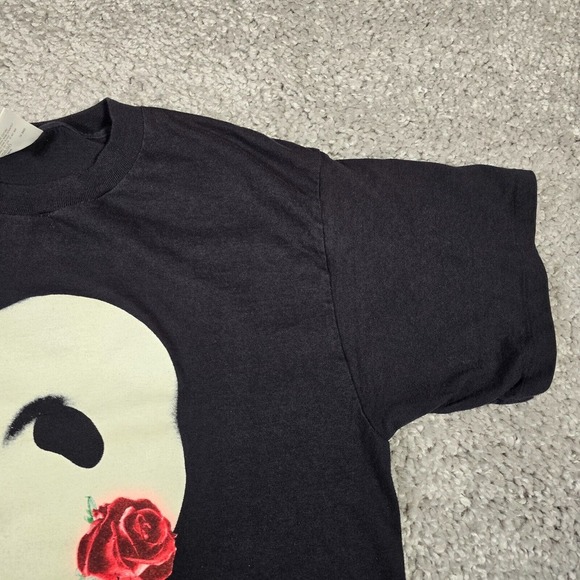 Vintage Phantom‎ of the Opera Shirt Mens XL Black 80s Glow in the Dark - Picture 3 of 11